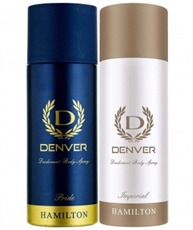 Denver Deo Combo, Pride and Imperial, 165ml (Pack of 2)