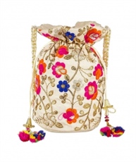 DN Enterprises Rajasthani Embrodired Royal Designer Potli Bag