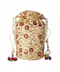 DN Enterprises Rajasthani Embrodired Royal Designer Potli Bag