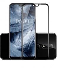 EDGE TO EDGE TEMPERED GLASS FOR NOKIA 6.1 PLUS (BLACK)