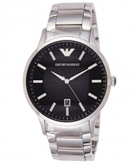 Emporio Armani Analog Black Dial Men`s Watch