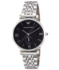 Emporio Armani Gianni T-Bar Analog Black Dial Men`s Watch