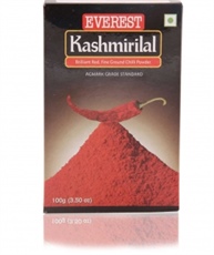 Everest Powder, Kashmirilal Ground Chilly, 100gm Carton