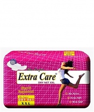 Extra Care Dry Net XXL Sanitary Pads Pack of 2