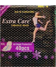 Extra Care Extra Sure Sanitary Pad (Pack of 40) Sanitary Pad