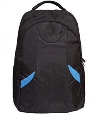 Faisal Raza Expandable Laptop Backpack (Multi) (Black::Blue_2)