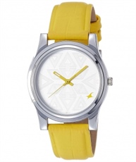 Fastrack Analog Silver Dial Women`s Watch