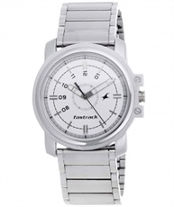 Fastrack Economy Analog White Dial Men`s Watch