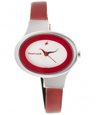 Fastrack Economy Analog White Dial Women`s Watch