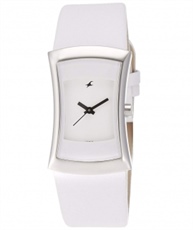 Fastrack Fits and Forms Analog White Dial Women`s Watch