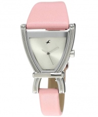 Fastrack Fits & Forms Analog Silver Dial Women`s Watch