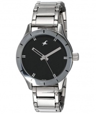 Fastrack Monochrome Analog Black Dial Women`s Watch