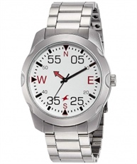 Fastrack Road Trip Analog White Dial Men`s Watch