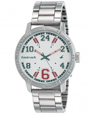 Fastrack Varsity Analog Silver Dial Men`s Watch