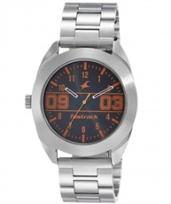 Fastrack Varsity Analog Silver Dial Men`s Watch