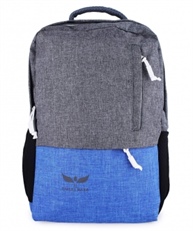 Frista30 Liters Casual Bagpack/School Bag/Laptop Backpack(Grey::Blue)