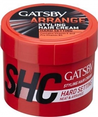 GATSBY STYLING HAIR CREAM HARD SETTING - NEAT AND ARRANGE CREAM (250 G)