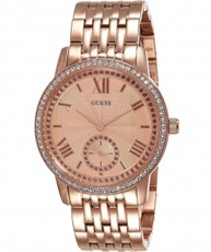 Guess Analog Rose Gold Dial Women`s Watch