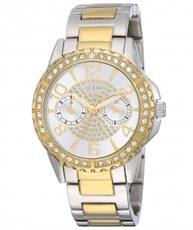 Guess Analog Silver Dial Women`s Watch