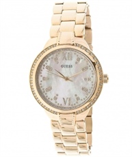 Guess Analog White Dial Women`s Watch