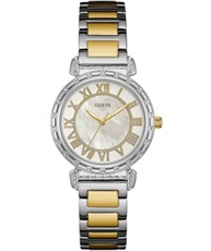 GUESS South Hampton Analog Mother of Pearl Dial Women`s Watch