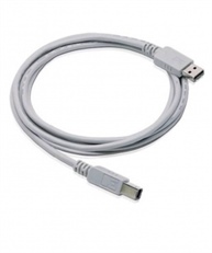 HP, CANON, EPSON 3 METER MICRO USB CABLE (COMPATIBLE WITH COMPUTER, PRINTER, LAPTOP, WHITE, SYNC AND CHARGE CABLE)