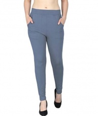 I KING ANKLE LENGTH LEGGING (GREY, SOLID)