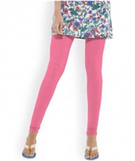 I KING CHURIDAR LEGGING (BABY PINK, SOLID)