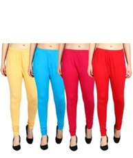 I KING CHURIDAR LEGGING (BEIGE, SKY BLUE, PINK, RED, SOLID)