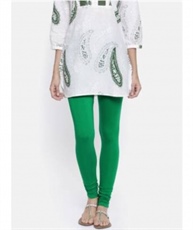 I KING CHURIDAR LEGGING (GREEN, SOLID)