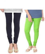 I KING CHURIDAR LEGGING (LIGHT GREEN, NAVY, SOLID)