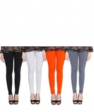 I KING CHURIDAR LEGGING (WHITE, BLACK, ORANGE, GREY, SOLID)