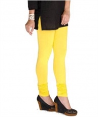 I KING CHURIDAR LEGGING (YELLOW, SOLID)