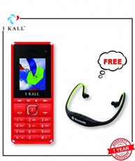 IKALL K2180 Mobile Phone (Red, 64MB)