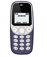 IKALL K71 Feature Phone (1.44-inch/3.65 cm, Single SIM, Dark Blue)