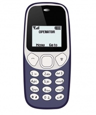 IKALL K71 Feature Phone (1.44-inch/3.65 cm, Single SIM, Dark Blue)