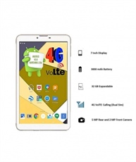 IKall N5 Tablet (7 inch Display, 16GB, 4G + LTE + Voice Calling), White