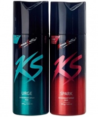 Kama Sutra Spark with Urge Combo Deo Spray for Men, 150ml + 150ml