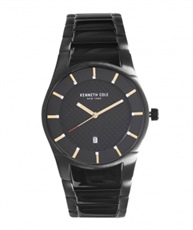 Kenneth Cole Mens Analogue-Digital Metallic Watch