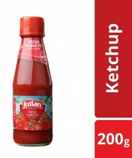 Kissan Fresh Tomato Ketchup Bottle, 200gm