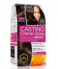 L`Oreal Paris Casting Creme Gloss Hair Color, Darkest Brown 300, 87.5gm+72ml