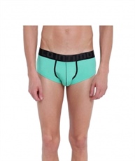 La Intimo Parrot Green Micro Modal Casual Mid Rise Single Layered Boyshorts