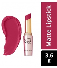 Lakme 9 to 5 Primer Matte Lip Color, Maroon Mix MR18, 3.6gm