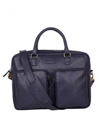 Lapis O Lupo Dual Pocket Men Laptop Bag (Blue)