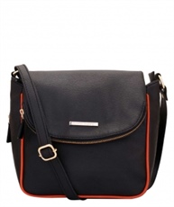 Lapis O Lupo Onyx Women`s Sling Bag (Black)