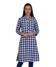 Makxziya Women`s Cotton A line Kurta