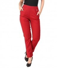 Makxziya Women`s Maroon Regular Fit Cotton Trouser( Maroon)