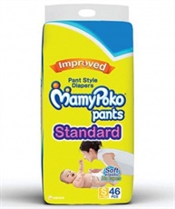 MamyPoko Pants Standard Diapers, Small (Pack of 46)