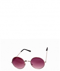 MAROON ROUND SUNGLASSES