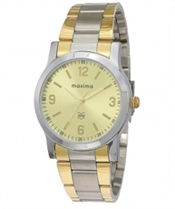 MAXIMA Analog Champagne Dial Women`s Watch-54080CMLT